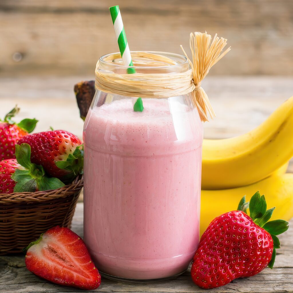 Strawberry Banana Smoothie Vaping Juice Eliquid Product Cleaned - Mountain Vaporz